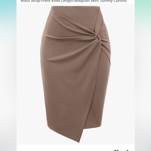 Kate Kasin Tan Women's Skirt